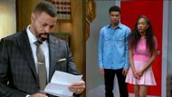 If they're mentioned, they're gonna need welcome mats: who can Samantha and Tyrell, and Bill, respectively, write Father's Day cards to on Beyond the Gates? | Image: CBS